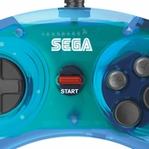 Manette SEGA Mega Drive Mini 6-boutons USB - Bleue