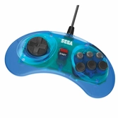 Manette SEGA Mega Drive Mini 6-boutons USB - Bleue
