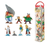 Plastoy - tubo astérix - le village gaulois 7 figurines