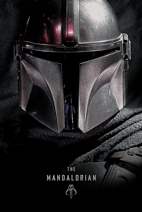 Star wars: the mandalorian - poster 61x91 - dark : Référence Gaming