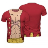 One piece - t-shirt cosplay - luffy new world (s)