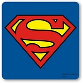 Dc comics - superman logo coaster