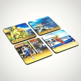 Capcom - set of 4 lenticular coasters