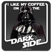 Star wars - darth vader i like my coffee on the dark side coaster