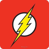 Dc comics - justice league flash logo coaster