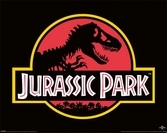 Jurassic park - logo classique - mini poster