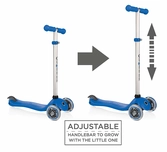 Trottinette 3 roues evo 4en1 v2 - bleu marine