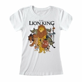 Lion king - fitted t-shirt - classic - vintage group (l)