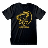 Lion king - t-shirt - classic - silhouette (m)