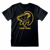 Lion king - t-shirt - classic - silhouette (m)