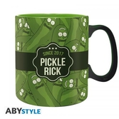 Rick and morty - mug - 460 ml - pickle rick - porcl. avec boîte x2