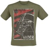 Star wars - vader propagande kaki t-shirt m