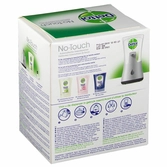 Dettol healthy touch no touch box silver gadget + aloe vera recharge gratuite carton