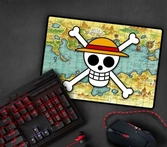 One piece - tapis de souris gaming 35x25 - skull with map