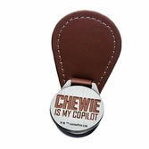 Porte-clés Cuir et métal médaille Chewbacca - Star Wars