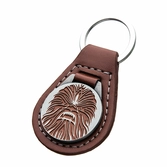 Porte-clés Cuir et métal médaille Chewbacca - Star Wars