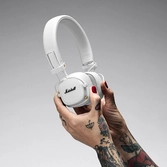 Marshall Major III Bluetooth headphones white
