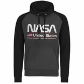 Nasa - baseball sweat hoodie - united states - (xl)