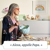 Echo Dot (3ème génération), Enceinte connectée avec Alexa, Tissu anthracite