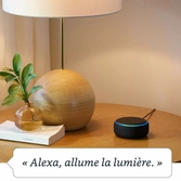 Echo Dot (3ème génération), Enceinte connectée avec Alexa, Tissu anthracite