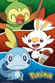 Pokemon - maxi poster - galar starters - 61cm x 91.5cm