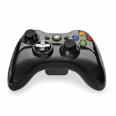 Manette sans fil chrome series Noire édition spéciale - XBOX 360