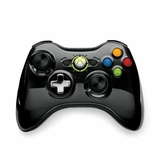 Manette sans fil chrome series Noire édition spéciale - XBOX 360