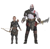 God of war 2018 - kratos & atreus pack of 2 ultimate figures 13 & 18cm