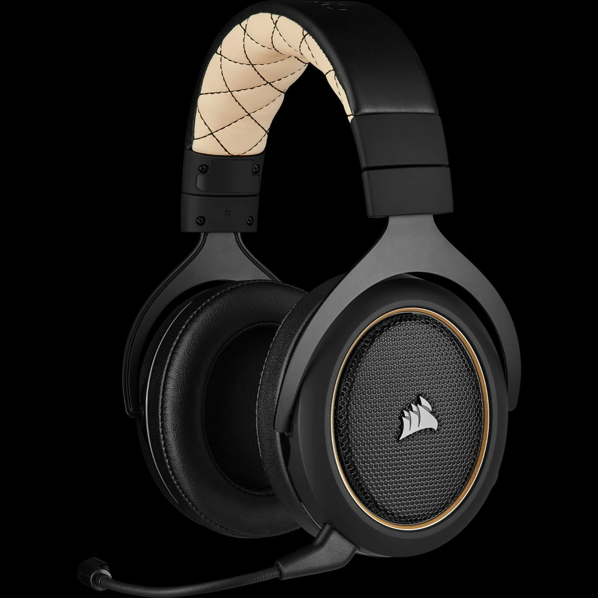 Corsair hs70 pro wireless gaming headset cream