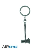Marvel - porte-clés metal 3d - marteau-hâche de thor - stormbreaker