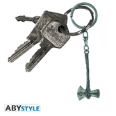 Marvel - porte-clés metal 3d - marteau-hâche de thor - stormbreaker