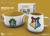 Harry potter - set petit-déjeuner - bol & mug - maisons de poudlard
