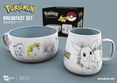 Pokemon - set petit-déjeuner - bol & mug - evoli