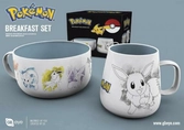 Pokemon - set petit-déjeuner - bol & mug - evoli