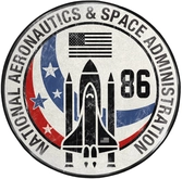 Nasa - tapis d'intérieur - diamètre 80cm - space shuttle