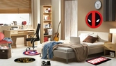 Deadpool - tapis d'intérieur - diamètre 80cm - deadpool face