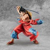 One piece - statue pvc megahouse p.o.p - warriors alliance luffy taro