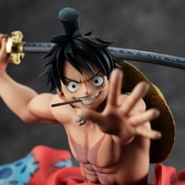 One piece - statue pvc megahouse p.o.p - warriors alliance luffy taro