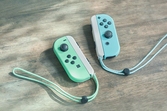 Console Switch + joy-con light green & light blue + Animal Crossing