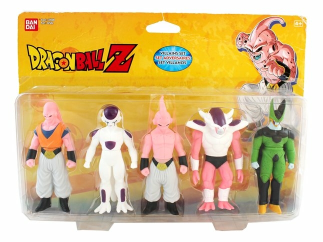 Pack 5 Figurines Dragon Ball Z - BANDAI - 10 cm - Héros de la saga