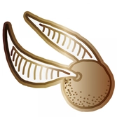 Harry potter - pin badge enamel - golden snitch