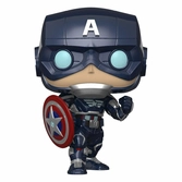 Funko pop! marvel: avengers game - captain america ?(stark tech suit)