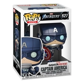 Funko pop! marvel: avengers game - captain america ?(stark tech suit)