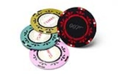 James bond - dessous de verre jetons poker casino royale