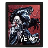 Venom - dents et griffes affiche lenticulaire 3d 28,7 x 23,5cm