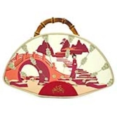 Funko loungefly - disney mulan sac à main avec poignée en bambou