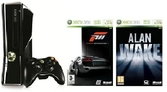 Console XBOX 360 Slim noire mat 250 Go + Forza 3 + Alan Wake