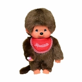 Monchhichi - garçon rouge - peluche 20cm