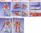 Gundam - mg 1/100 msz-006a1 zeta plus - model kit