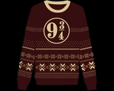 Harry potter - pull de noël 9 3/4  s